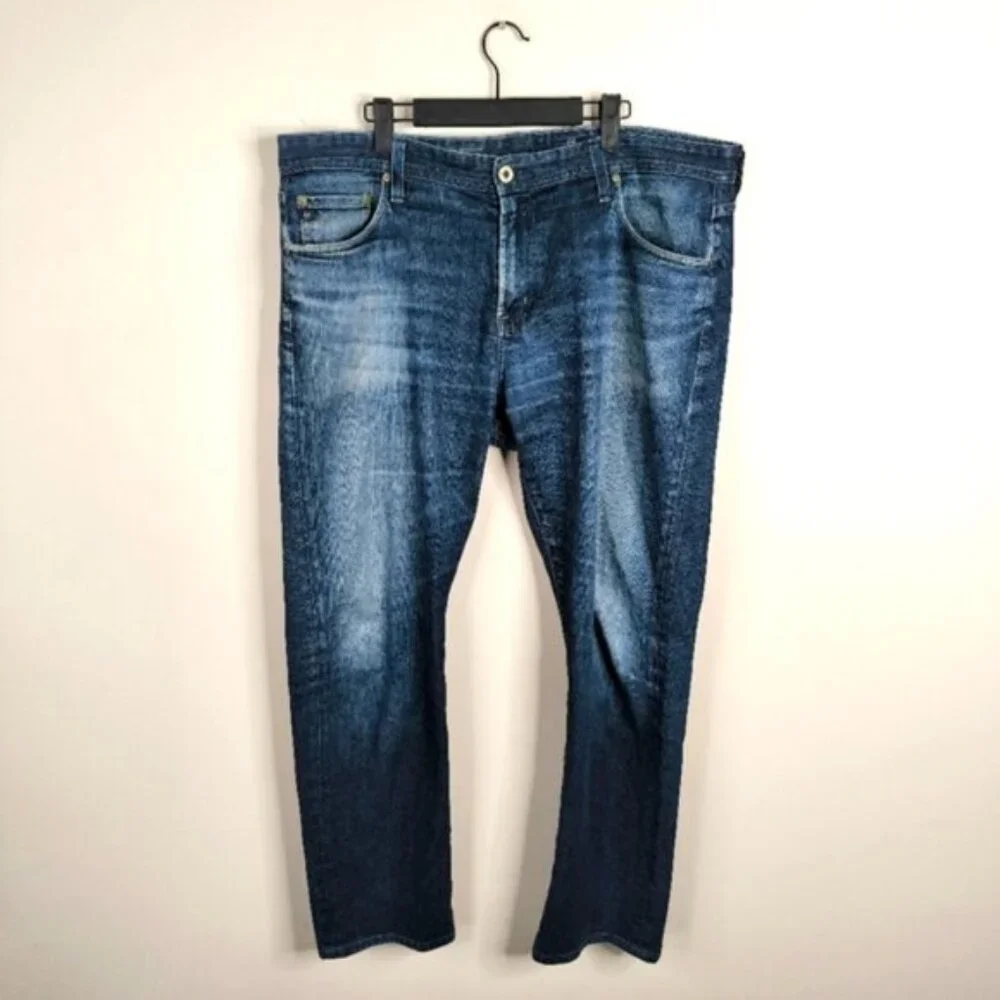 Anthropologie AG The Graduate Straight Leg Classic Tailored Mens Jeans 38x34 - Picture 2 of 10